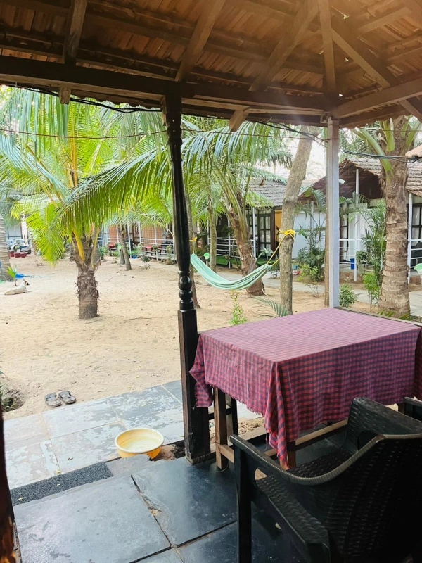 Garden View Non-Ac Hut Seating Area